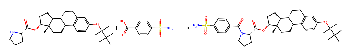 Scheme 5 (Step 4): amide coupling with 4-sulfamoylbenzoic acid